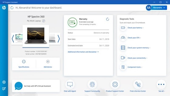 O que é o HP Support Assistant (ferramenta de diagnóstico e atualizações)